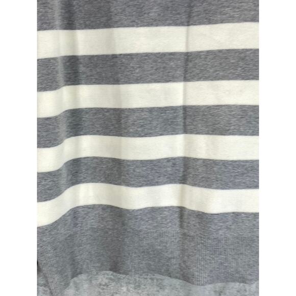 COS Men's Cream/Gray Striped Regular-Fit Crewneck Pullover Sweater SZ L - Picture 5 of 11